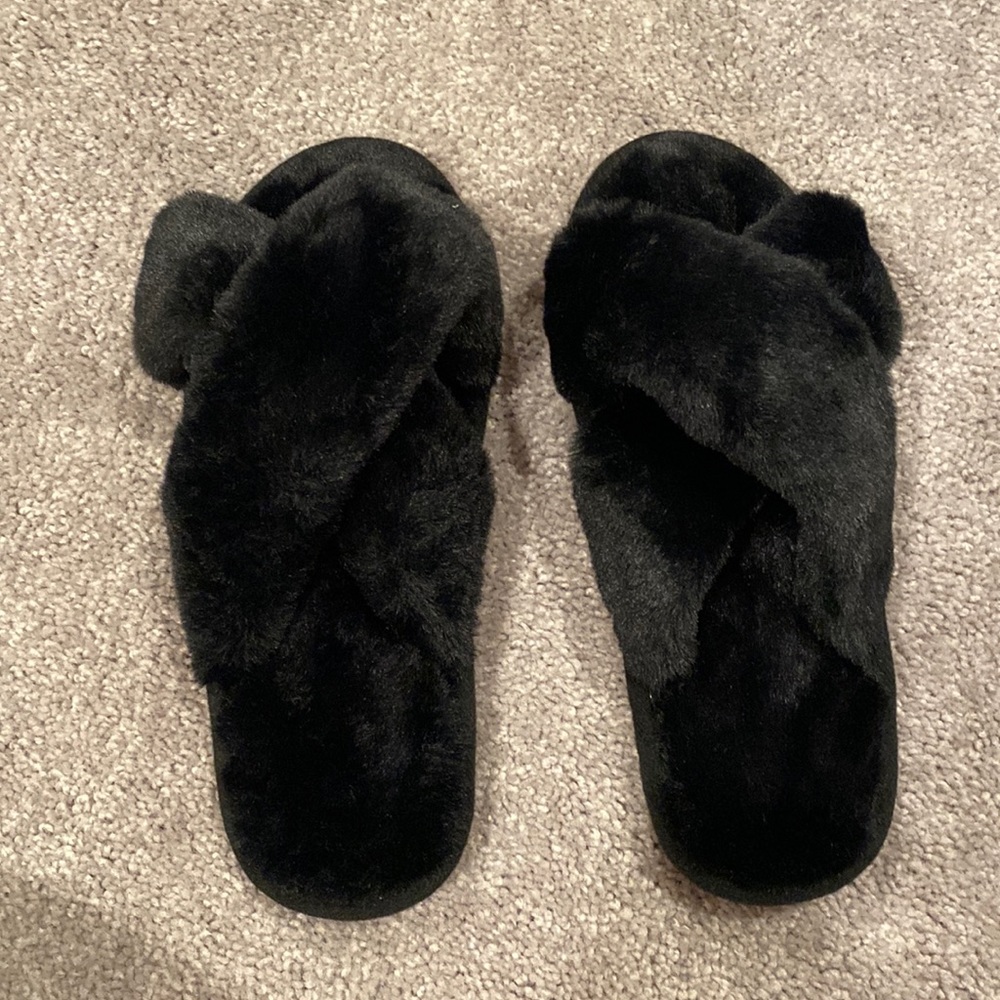 Fuzzy slippers
